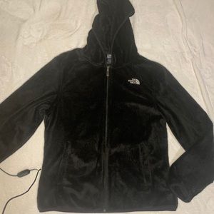 Black fuzzy north face